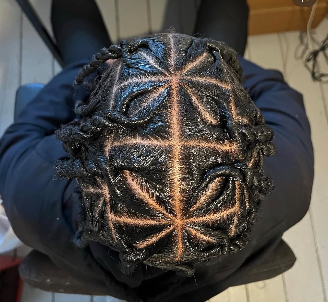 Cornrows and feed-ins