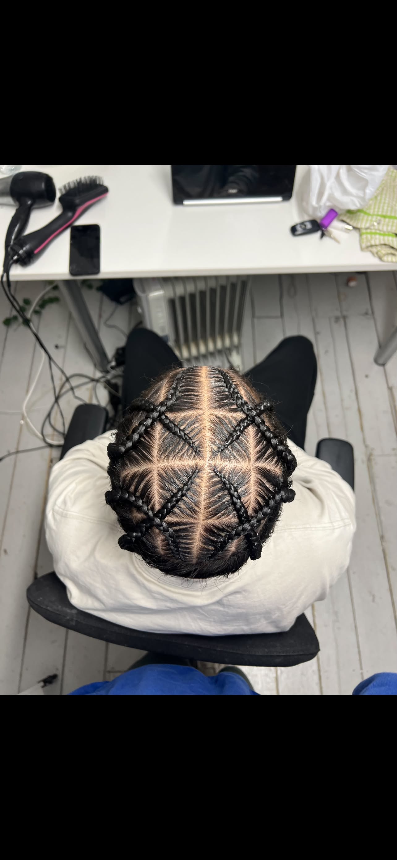 Braided hairstyle